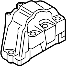 View 1K0199262CR Engine Mount (Front) Full-Sized Product Image