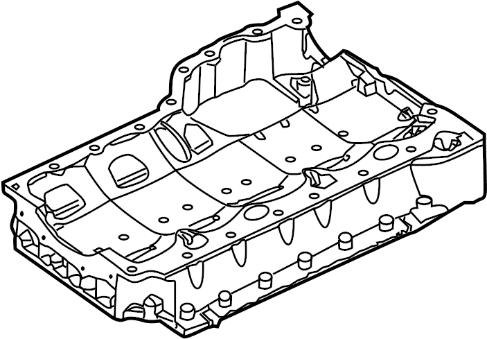 View 07K103603B Engine Oil Pan (Upper) Full-Sized Product Image