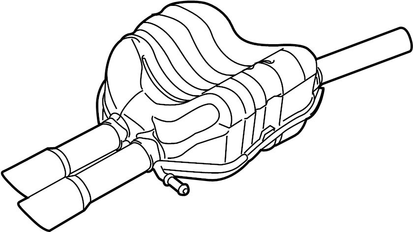 View 5C6253609T Resonator AND pipe. Silencer.  Full-Sized Product Image