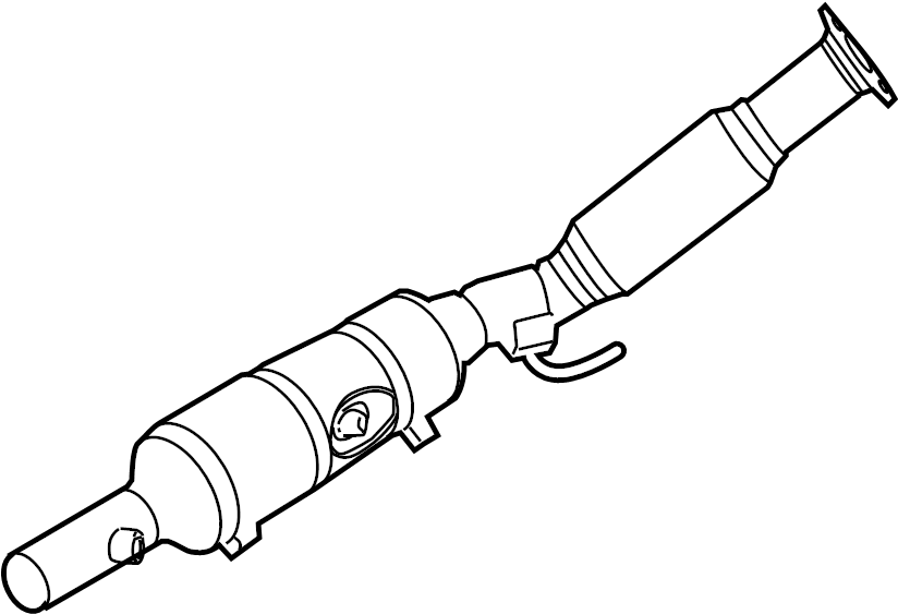 View 5C0254511R CATALYST. Converter AND pipe.  Full-Sized Product Image