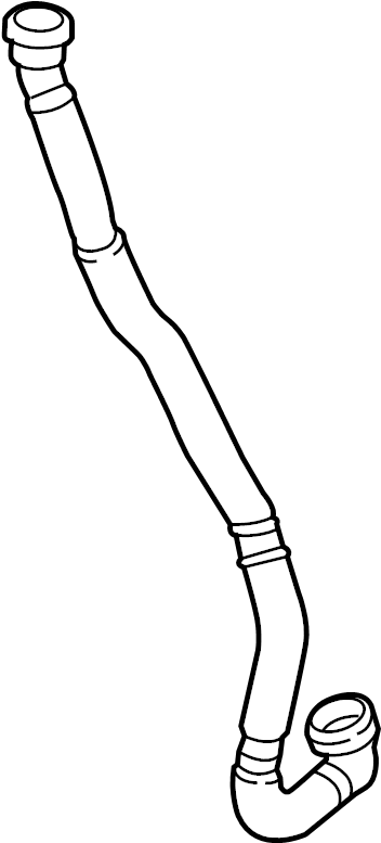 View 1K0131149H Secondary Air Injection Pump Hose Full-Sized Product Image