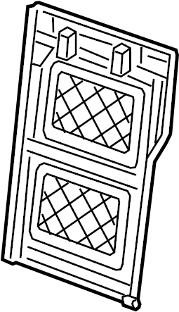 View 5C6885503C Seat Back Frame Full-Sized Product Image