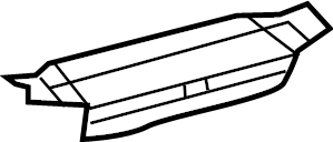 View 5C6817250 Roof Panel Reinforcement Bracket Full-Sized Product Image