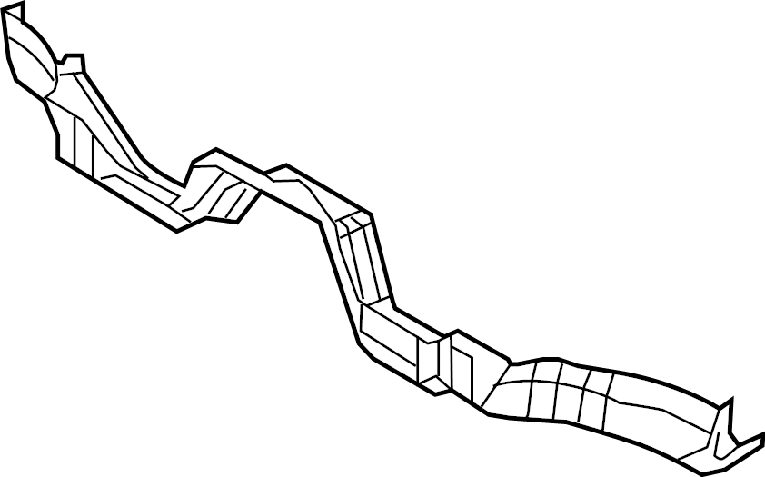 View 5C0803485 Floor Pan Crossmember (Front) Full-Sized Product Image