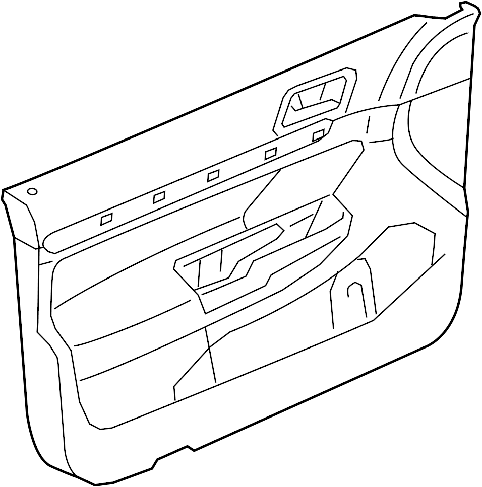 View 5C7867011HAHE Door Interior Trim Panel Full-Sized Product Image