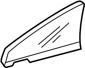 View 5C6845213 Vent Window Assembly Full-Sized Product Image