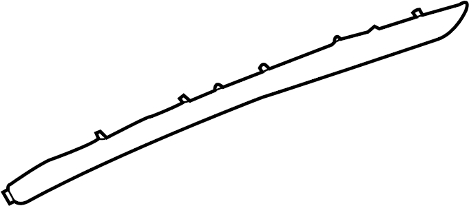 View 5C6867449A3H5 Door Trim Molding Full-Sized Product Image
