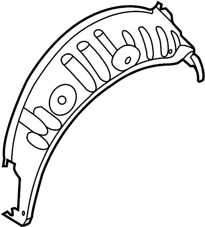 View 5C6809412 Wheel Housing Side Panel Full-Sized Product Image