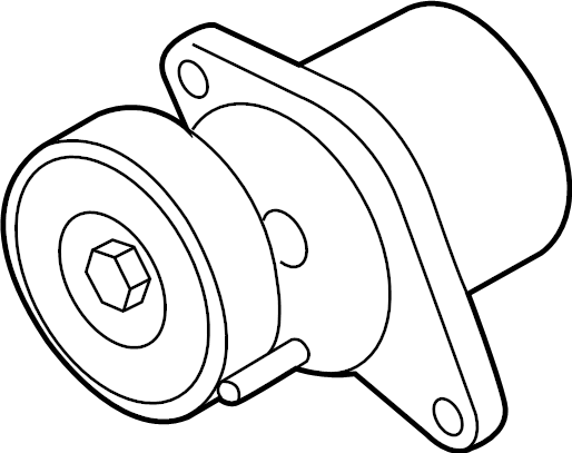 View 06K903133AG Accessory Drive Belt Tensioner Assembly Full-Sized Product Image