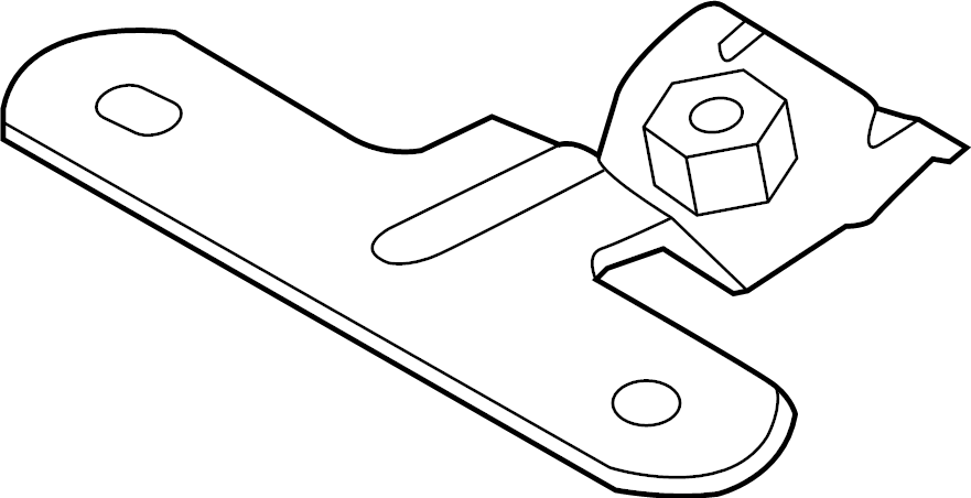 View 5G0951217A Anti-Theft Alarm Siren Bracket Full-Sized Product Image