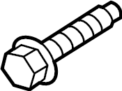 View N91217701 Suspension Control Arm Bolt (Front, Rear, Upper, Lower) Full-Sized Product Image