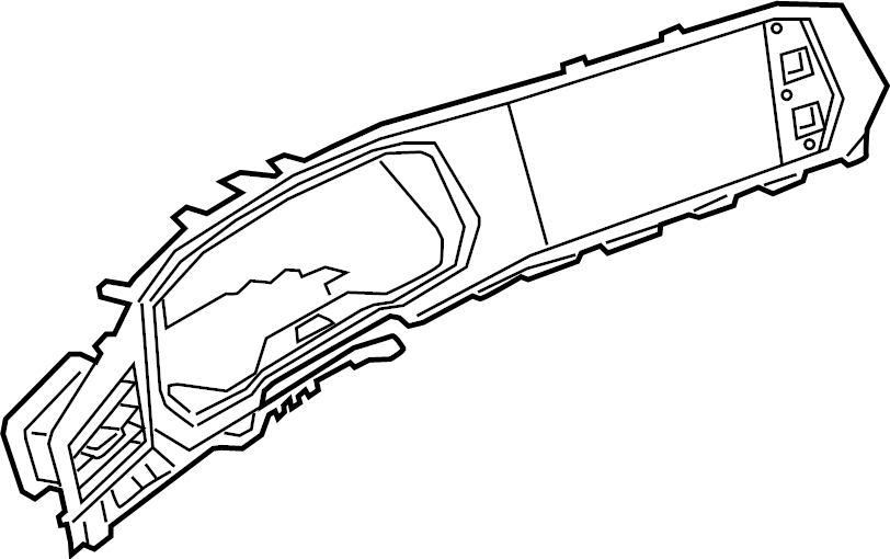 View 17B858019AJTC Instrument Cluster Bezel Full-Sized Product Image