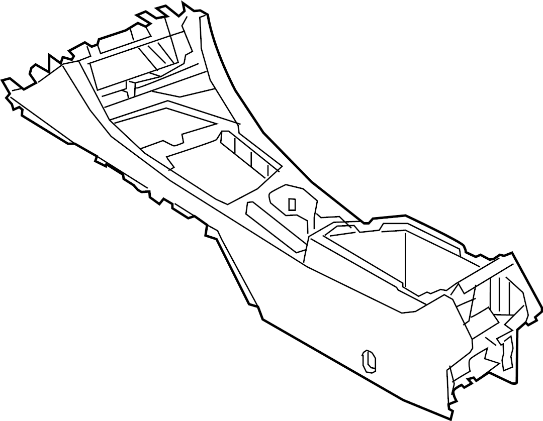 View 17B863241NRM5 Center Console (Front) Full-Sized Product Image