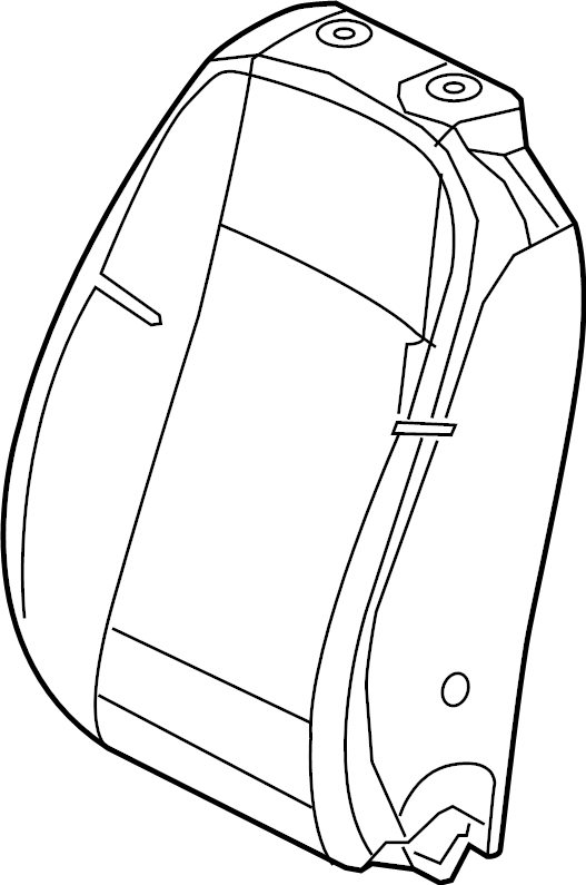 View 17A881805KUKY Seat Back Cushion Cover (Lower) Full-Sized Product Image