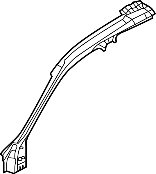 View 17A809437 Body A-Pillar Reinforcement (Front) Full-Sized Product Image