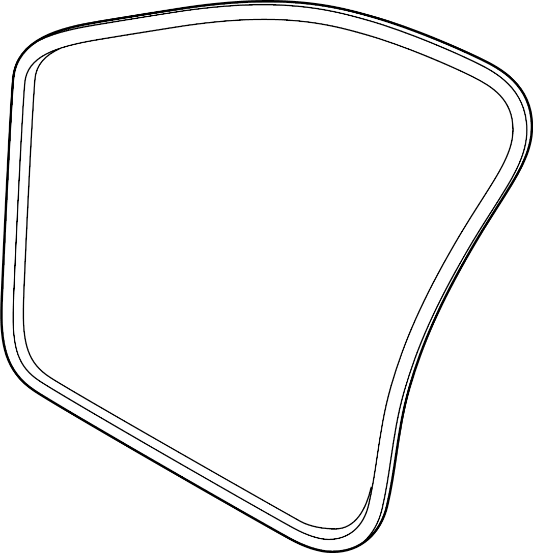 View 17A867911A9B9 Door Seal (Front, Lower) Full-Sized Product Image