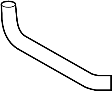 View 1K0121086L Engine Coolant Hose (Lower) Full-Sized Product Image