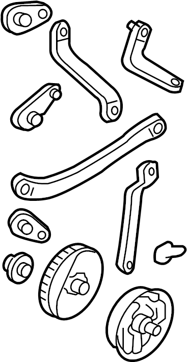 View 3C1898001F HVAC Heater Mode Door Lever Full-Sized Product Image