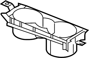 View 5K0862531A95T Console Cup Holder Full-Sized Product Image