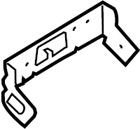 View 1K0880195D Instrument Panel Air Bag Bracket Full-Sized Product Image