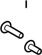 View 1Q0825293 FASTENERS. Lock arm fastener.  Full-Sized Product Image