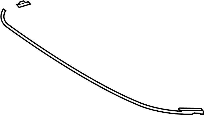 View 1Q0825417E Finish molding gasket.  Full-Sized Product Image