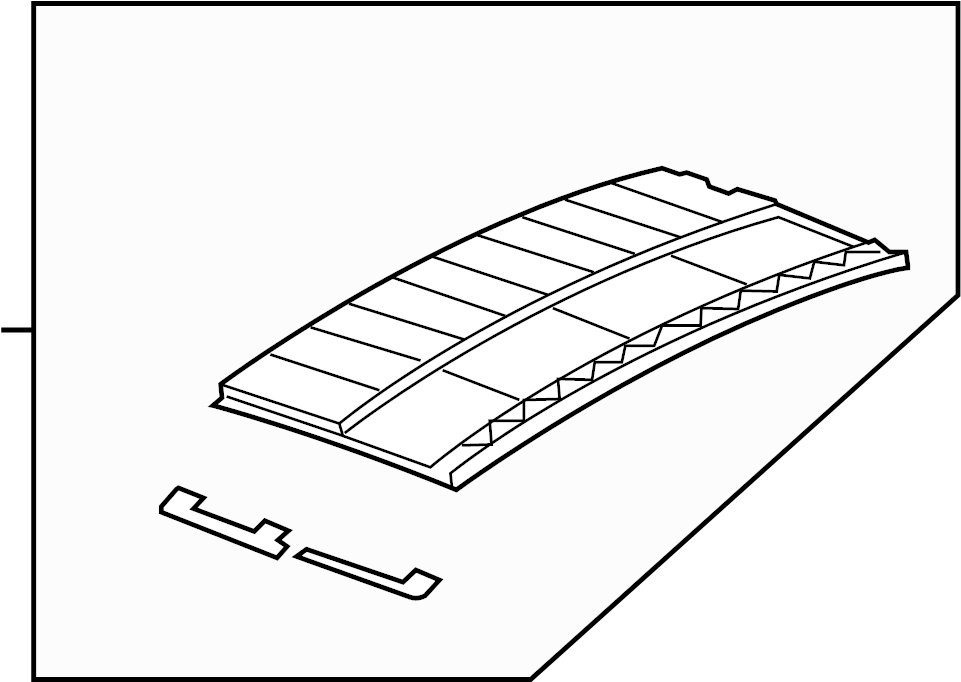 View 1Q0871943D88U Sunroof Opening Trim Full-Sized Product Image