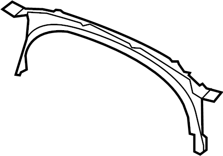 View 1Q0813623 Floor Pan Crossmember (Front, Rear) Full-Sized Product Image