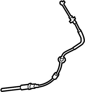 View 7B0713265F Automatic Transmission Shifter Linkage. Shift Control Cable.  Full-Sized Product Image