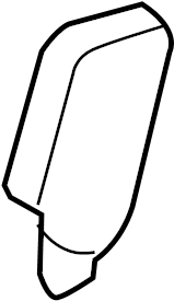 View 7B0883858HL5 Seat Hinge Cover Full-Sized Product Image
