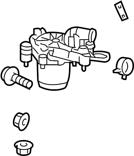 View 12597245 Secondary Air Injection Pump (Right) Full-Sized Product Image