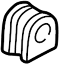 View 10290651 Suspension Stabilizer Bar Bushing (Front) Full-Sized Product Image