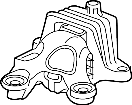 View 84356446 Engine Mount Bracket Full-Sized Product Image