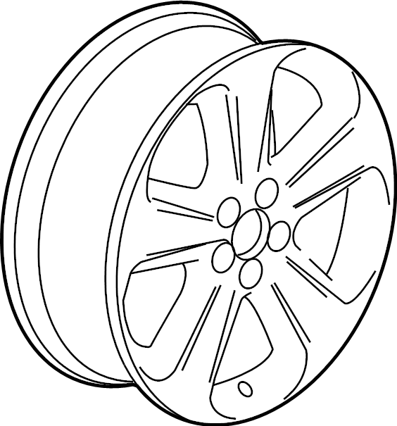 2024 Chevrolet Camaro LT1 Coupe Wheel 42607484 GM Parts Bin