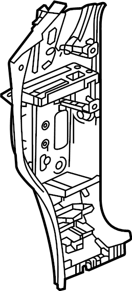 View 42482504 Body A-Pillar Reinforcement (Upper, Lower) Full-Sized Product Image