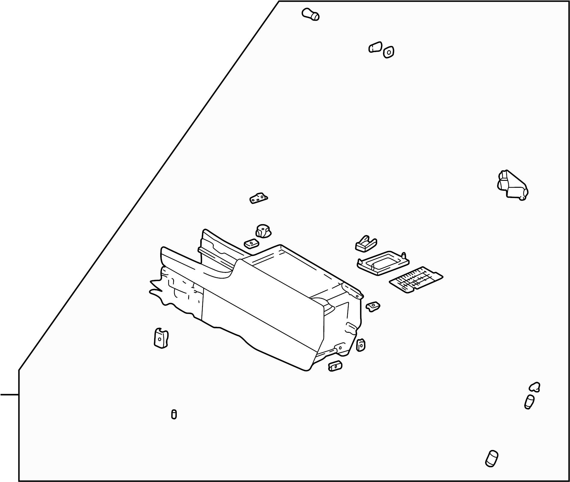 View 12480791 Center Console (Front, Rear, Lower) Full-Sized Product Image