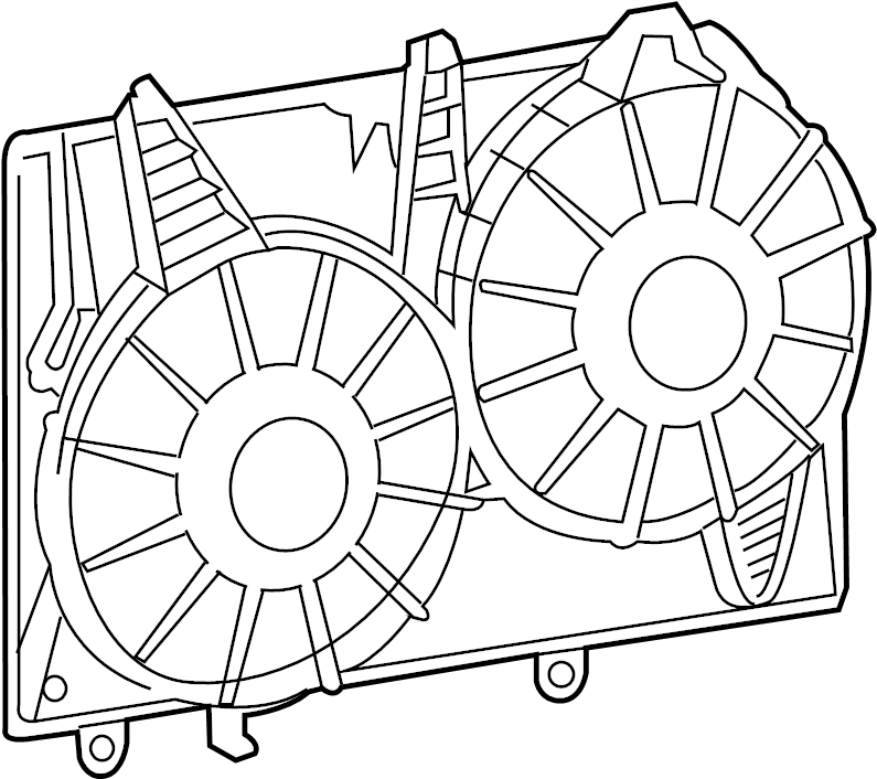 View 19129907 Engine Cooling Fan Shroud Full-Sized Product Image