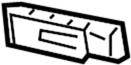 View 15947265 Power Seat Switch Knob Full-Sized Product Image