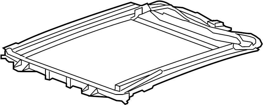 View 23131838 Sunroof Frame (Right, Front) Full-Sized Product Image