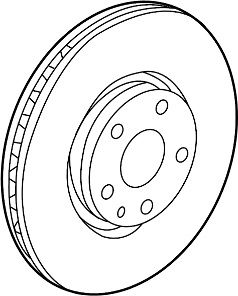 View 84271643 Disc Brake Rotor (Front) Full-Sized Product Image