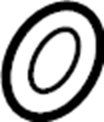 View 12654081 Engine Oil Level Sensor Seal Full-Sized Product Image