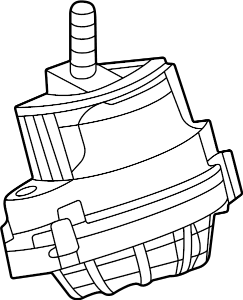 View 84805588 Engine Mount (Front, Rear) Full-Sized Product Image