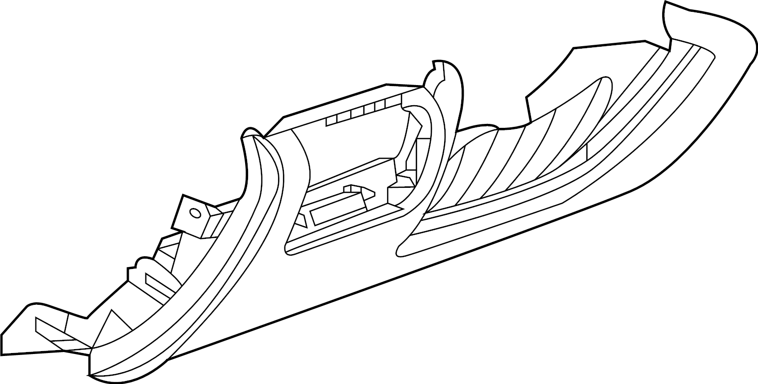 View 84752401 Instrument Panel Knee Bolster Full-Sized Product Image