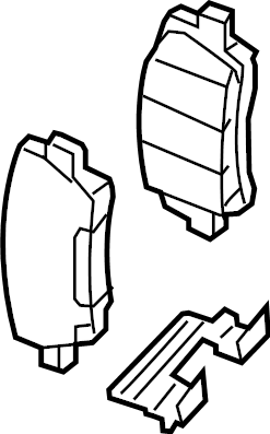 View 84945155 Disc Brake Pad Set (Rear) Full-Sized Product Image