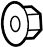 View 11611709 Suspension Control Arm Nut (Upper, Lower) Full-Sized Product Image