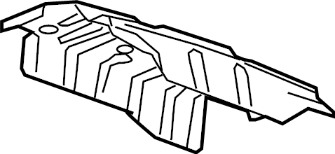 View 84408098 Floor Pan Heat Shield (Rear) Full-Sized Product Image
