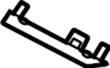 View M1PZ17C947B Bumper Cover Reinforcement (Lower) Full-Sized Product Image