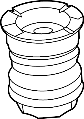 View LX6Z18198D Suspension Strut Bumper (Front) Full-Sized Product Image