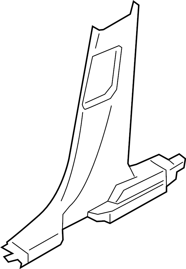 View M1PZ7824347AA Door Pillar Post Trim Set (Lower) Full-Sized Product Image