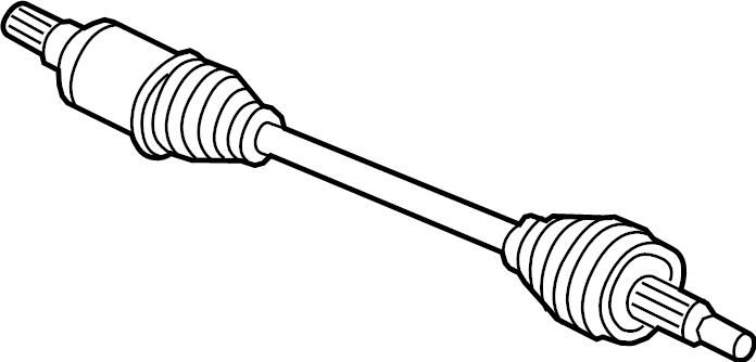 View LX6Z4K139A CV Axle Assembly (Rear) Full-Sized Product Image